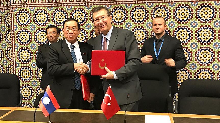 Türkiye ile Laos arasında  anlaşma 